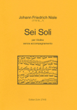 Sei Soli per Violino senza accompagnamento