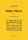 Italian Album für Klarinette (B) solo (2000)