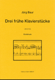 Drei frühe Klavierstücke (1943/1960)