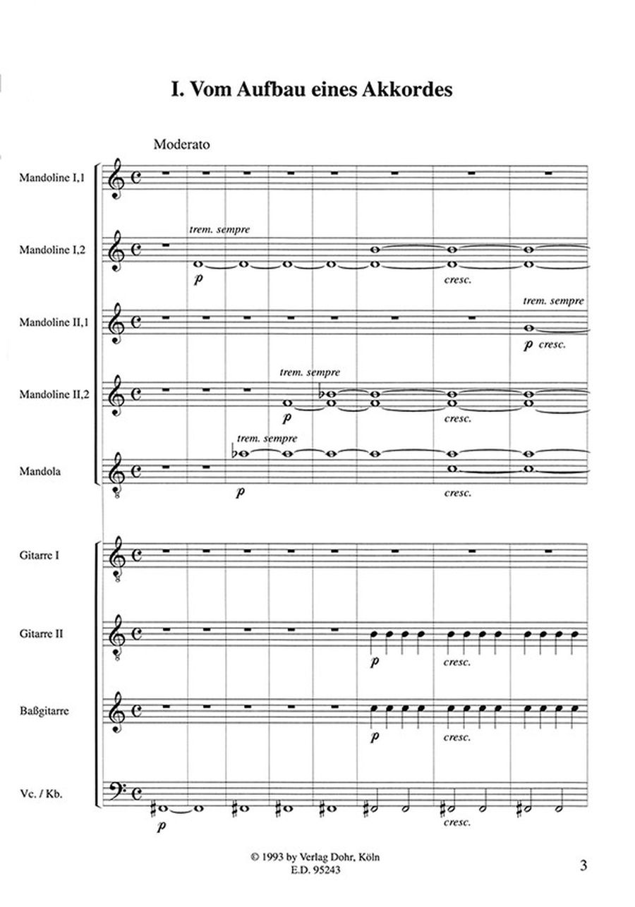 Fünf Miniaturen für Zupforchester (1992/1996) Orchestra scores gallery preview page 2
