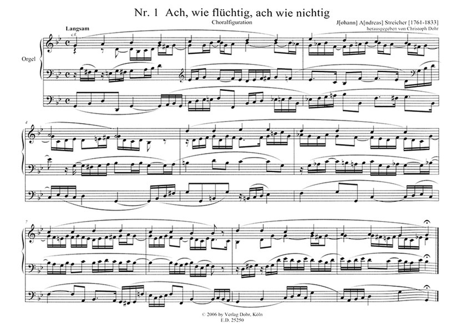 10 Choralvorspiele für Orgel op. 4 (mit Cantus firmus) Organ scores gallery preview page 2