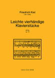 Leichte vierhändige Klavierstücke op. 13 (1856)