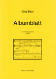 Albumblatt für Flötenquartett 