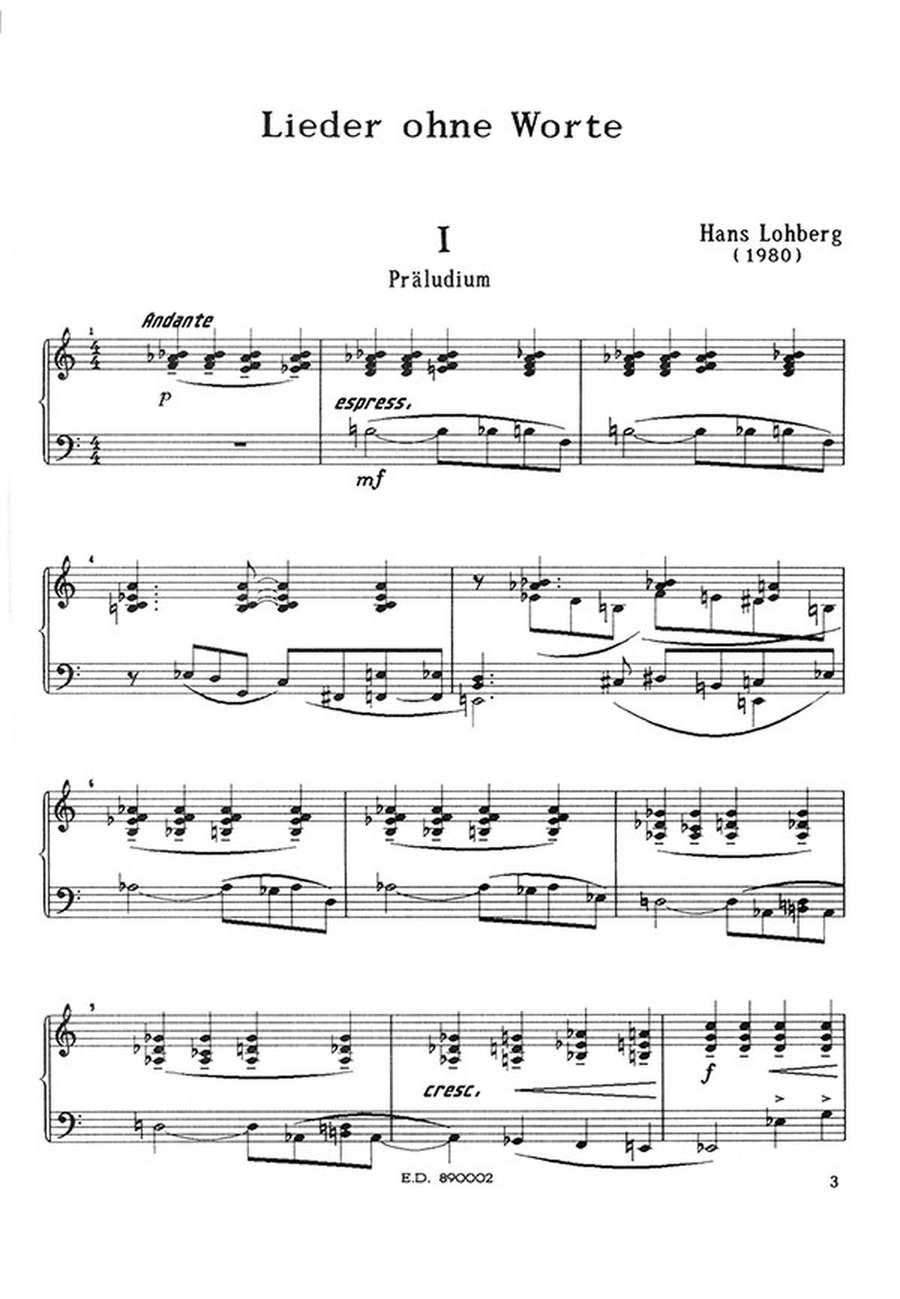 Lieder ohne Worte für Klavier solo (1980) Piano Solo scores gallery preview page 2
