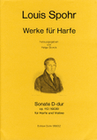 Sonate für Harfe und Violine D-Dur op. 113 (1806) (Original-Tonart)