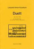 Duett for two performers on one Piano-Forte or Harpsichord op. 8 (ca. 1784)