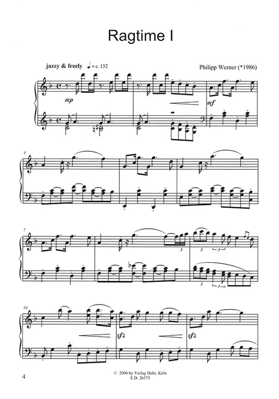 Drei Ragtimes für Piano (2006) Piano Solo scores gallery preview page 2