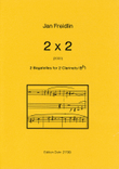 2 x 2 (2000) -2 Bagatelles for 2 Clarinets (B)-