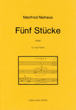 Fünf Stücke für drei Flöten (1994)