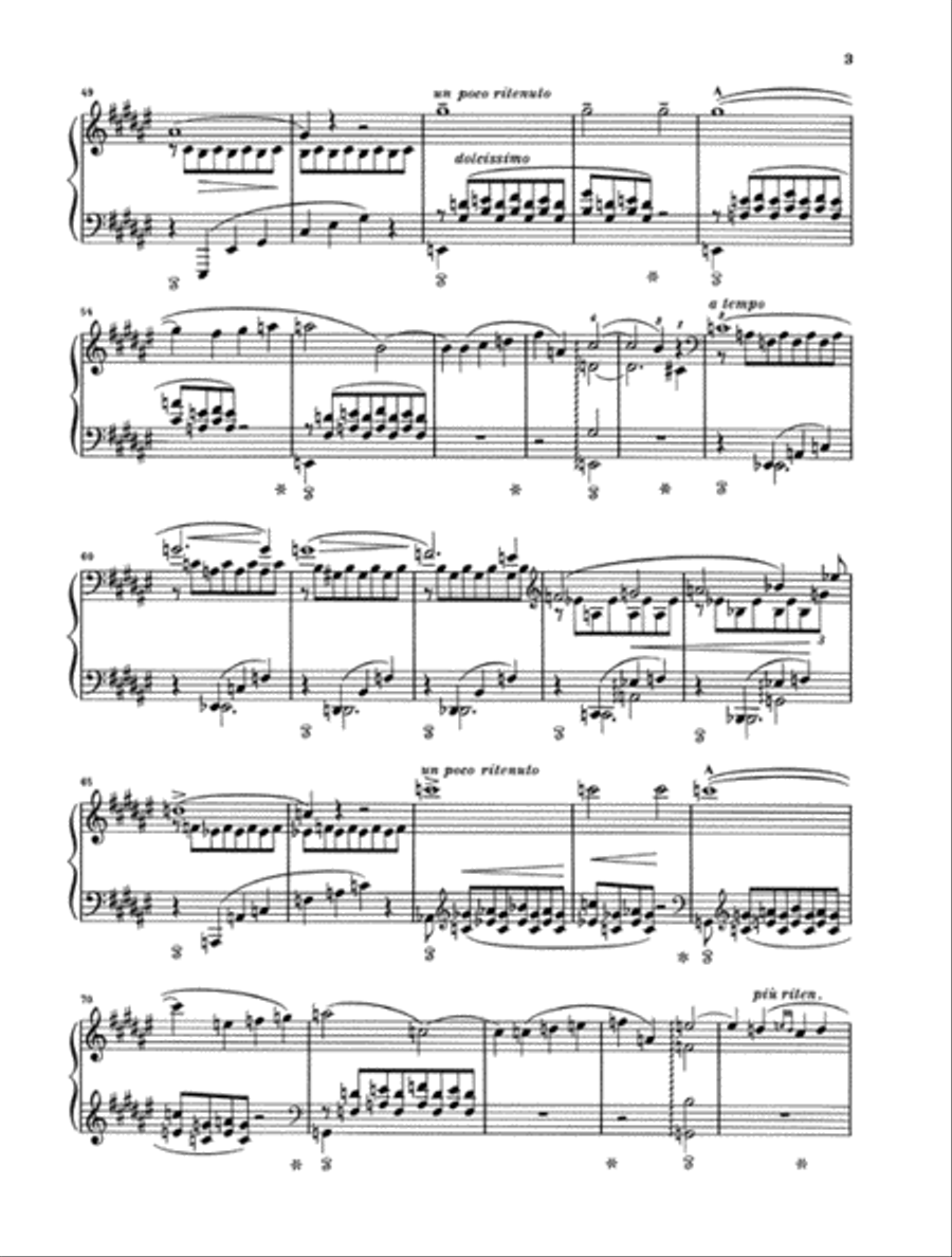 Bénédiction de Dieu dans la solitude Piano Solo scores gallery preview page 4