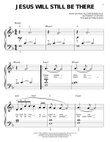 Jesus Will Still Be There (arr. Phillip Keveren)