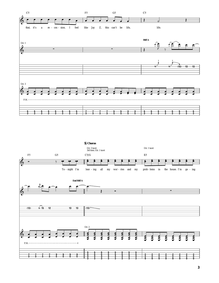 Let It All Hang Out Let It All Hang Out Acoustic Guitar scores gallery preview page 3