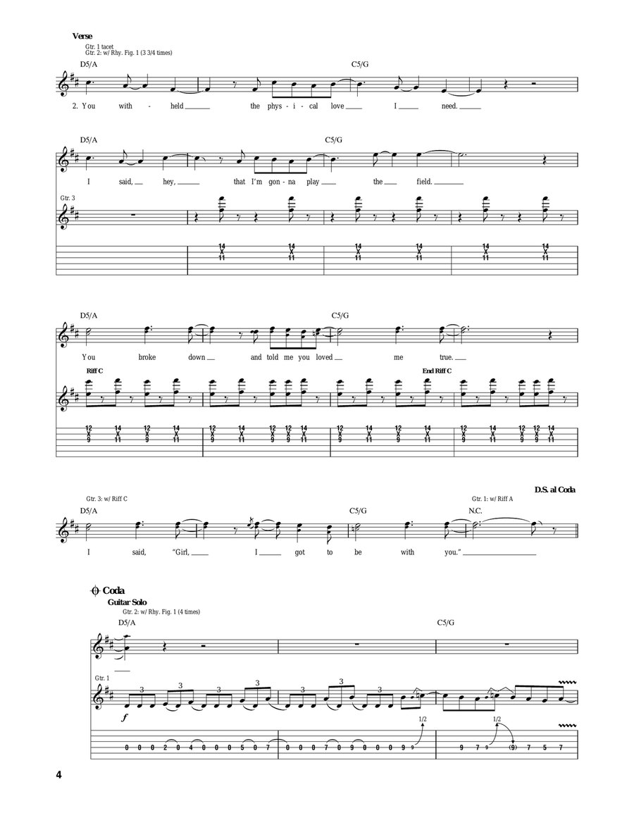 Trippin' Down The Freeway Acoustic Guitar scores gallery preview page 4