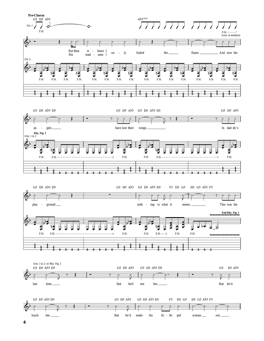 The Flame The Flame Acoustic Guitar scores gallery preview page 4