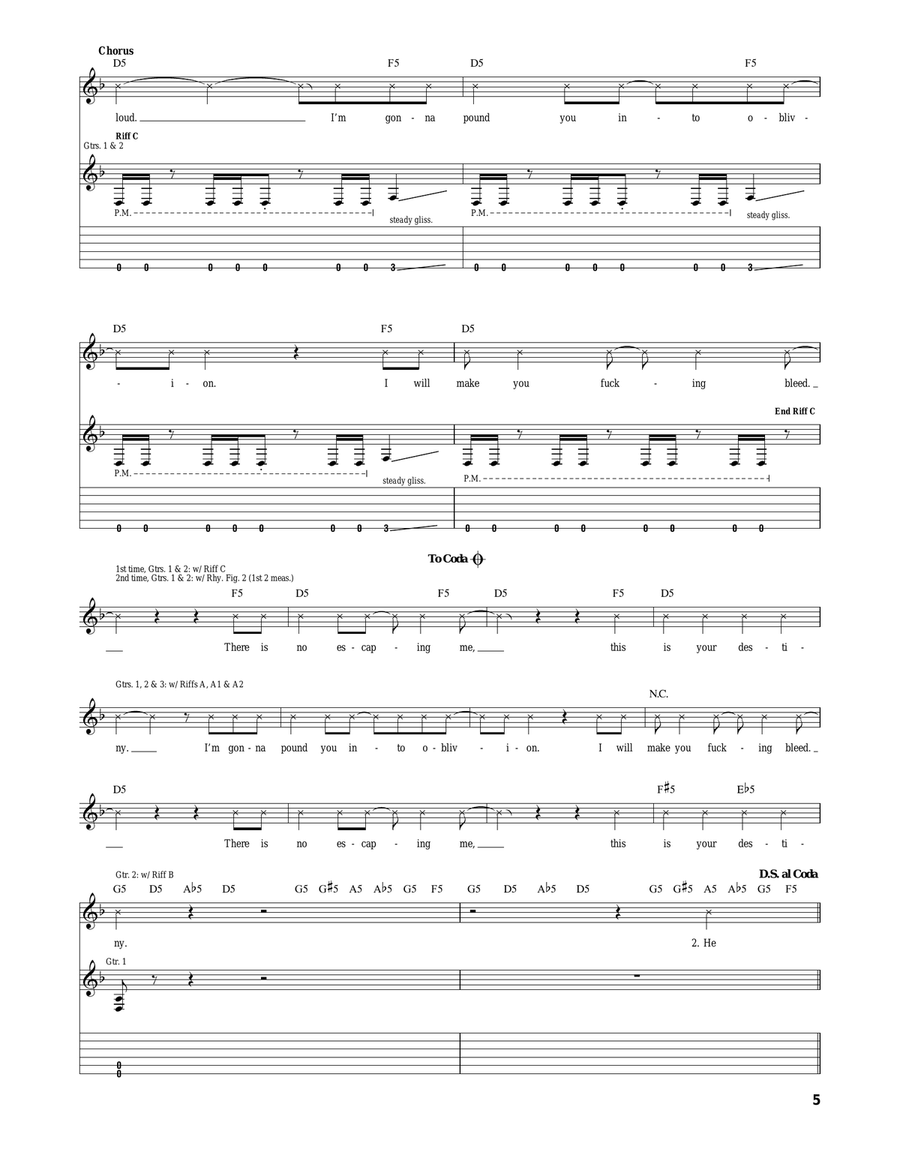 The Flame The Flame Acoustic Guitar scores gallery preview page 5