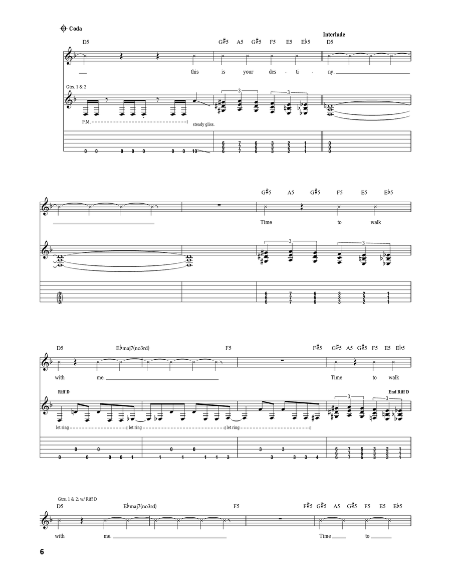 The Flame The Flame Acoustic Guitar scores gallery preview page 6