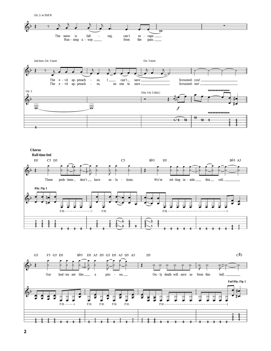 Impending Doom Impending Doom Acoustic Guitar scores gallery preview page 2