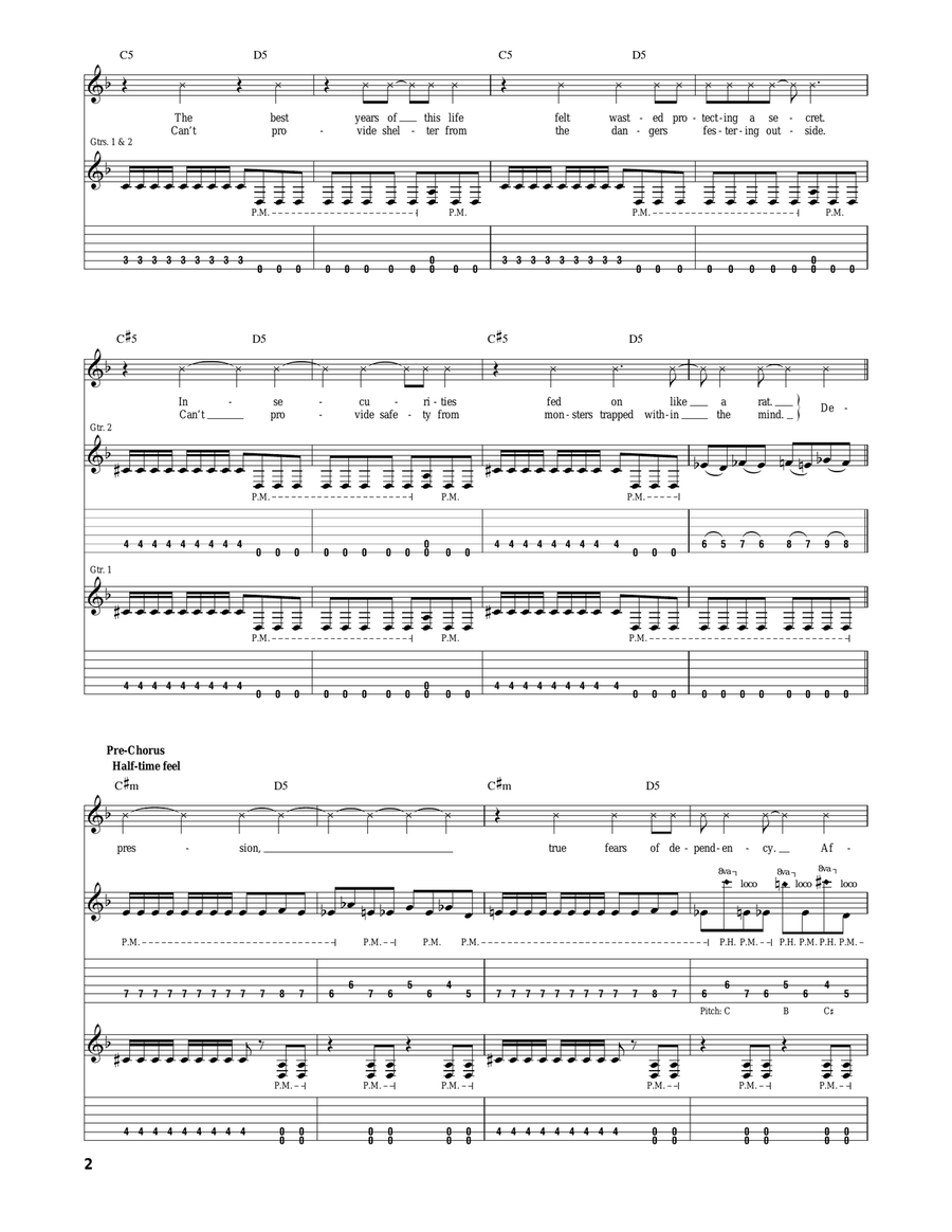 Inside The Horror Inside The Horror Acoustic Guitar scores gallery preview page 2