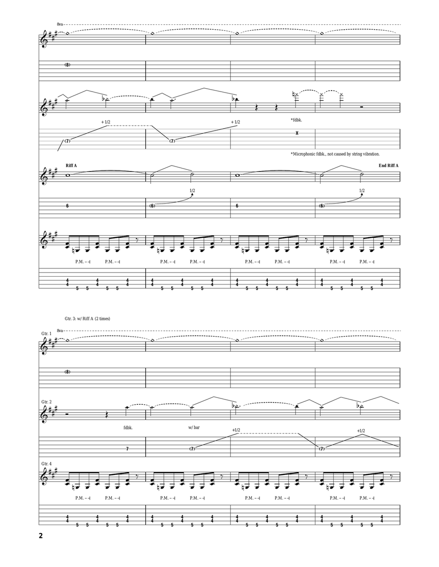 Nothing Remains Nothing Remains Acoustic Guitar scores gallery preview page 2