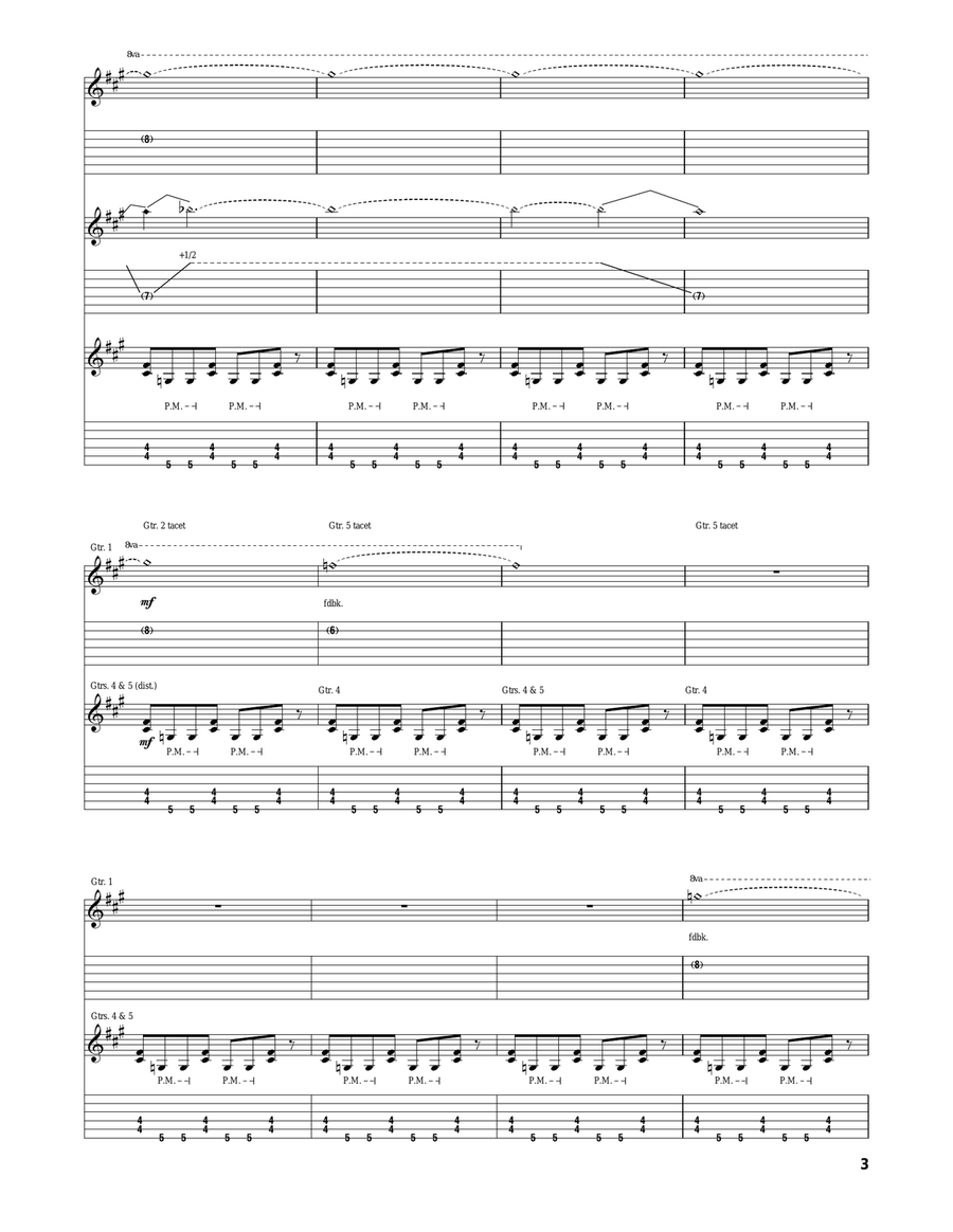 Nothing Remains Nothing Remains Acoustic Guitar scores gallery preview page 3