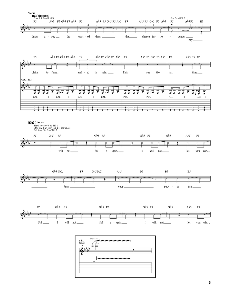 Power Trip Power Trip Acoustic Guitar scores gallery preview page 5