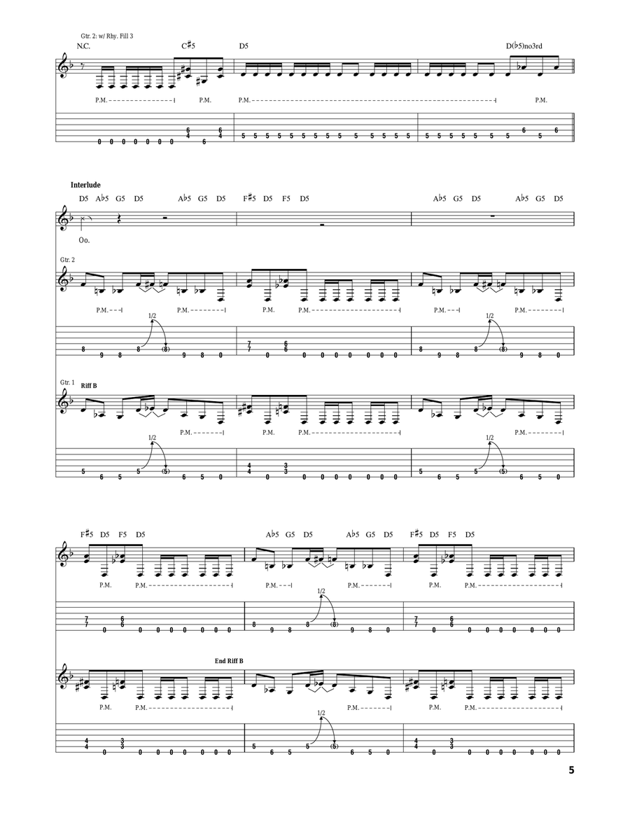 Pure Hatred Pure Hatred Acoustic Guitar scores gallery preview page 5