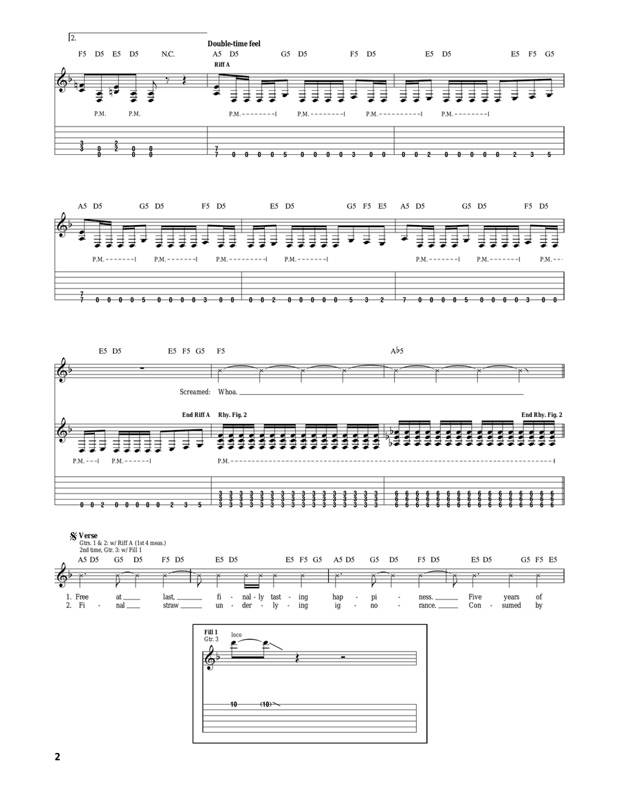 Resurrection Resurrection Acoustic Guitar scores gallery preview page 2