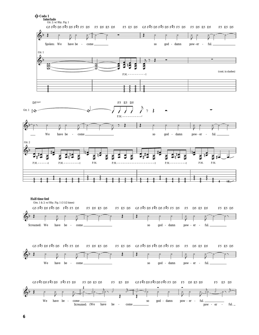 Resurrection Resurrection Acoustic Guitar scores gallery preview page 6