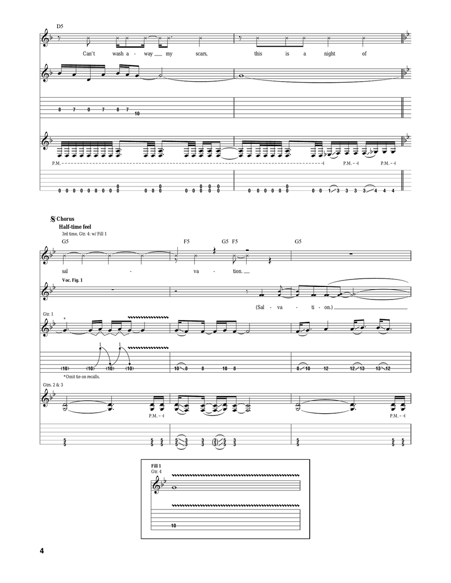 Salvation Salvation Acoustic Guitar scores gallery preview page 4