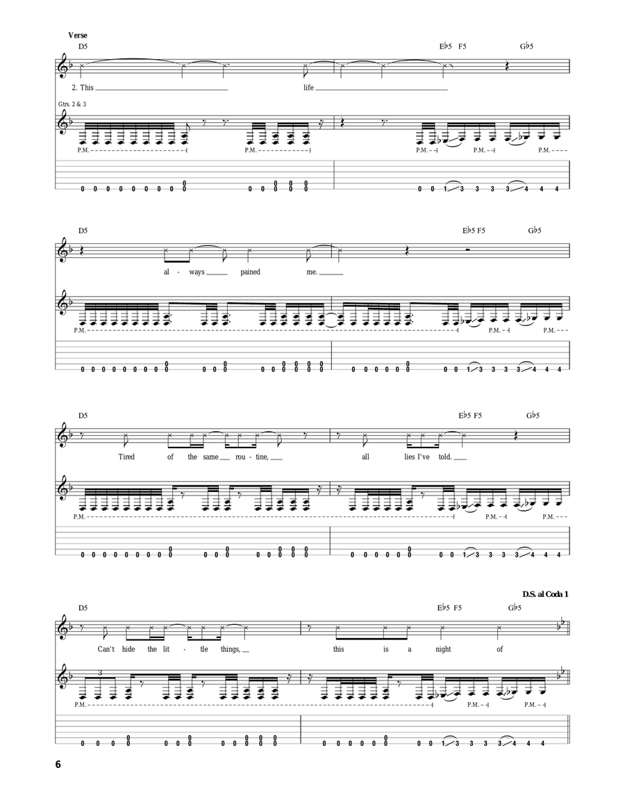 Salvation Salvation Acoustic Guitar scores gallery preview page 6