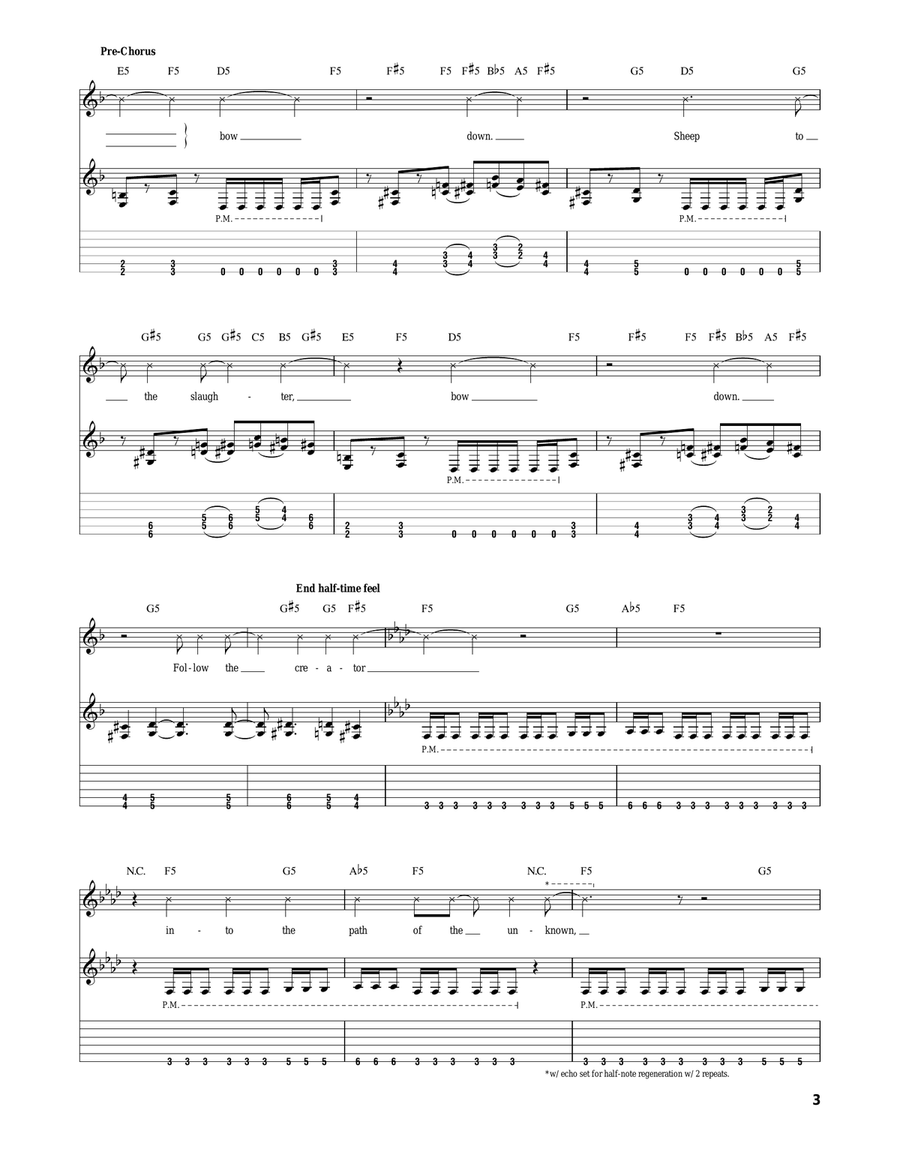 Secrets Of The Dead Secrets Of The Dead Acoustic Guitar scores gallery preview page 3