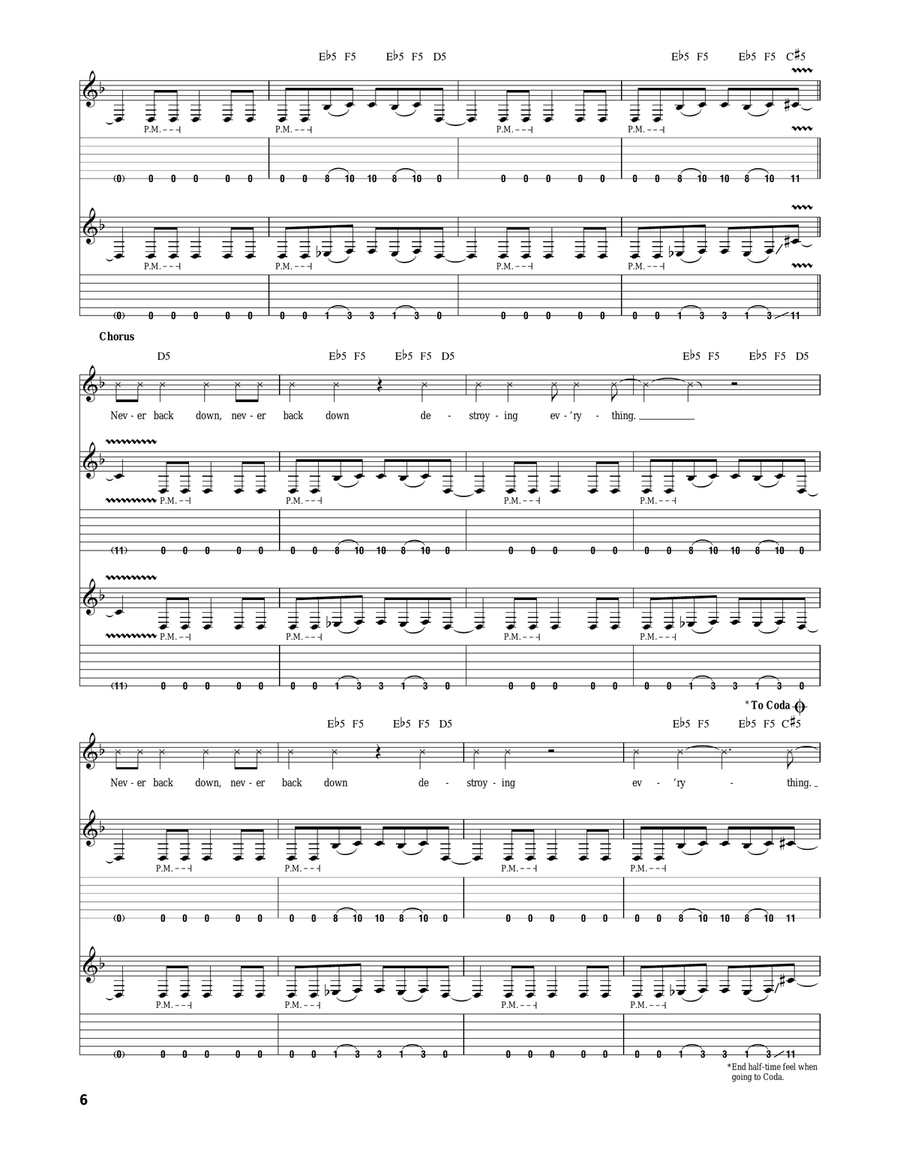 Six Six Acoustic Guitar scores gallery preview page 6