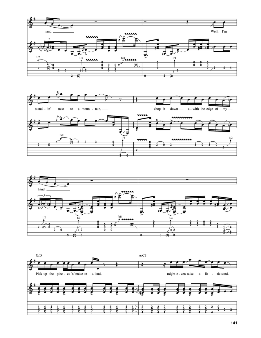 Voodoo Chile Voodoo Chile Acoustic Guitar scores gallery preview page 3