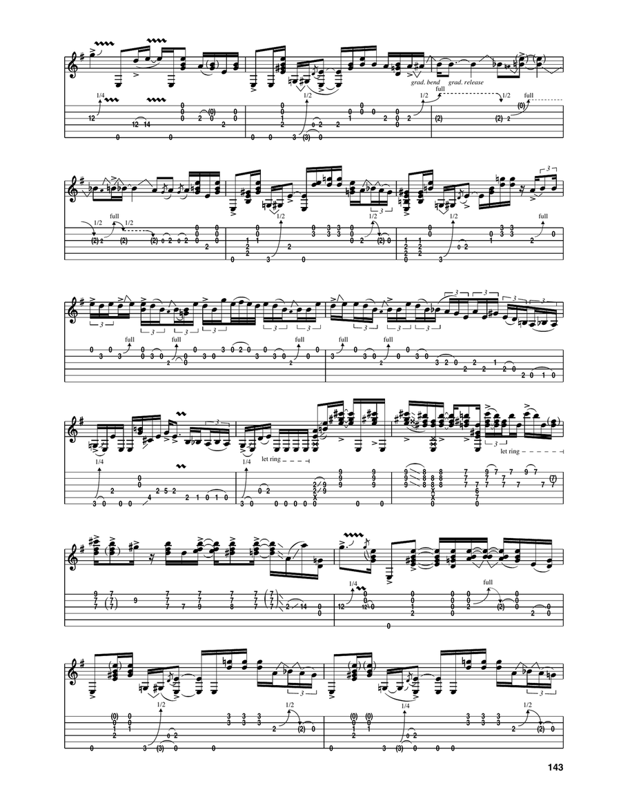 Voodoo Chile Voodoo Chile Acoustic Guitar scores gallery preview page 5