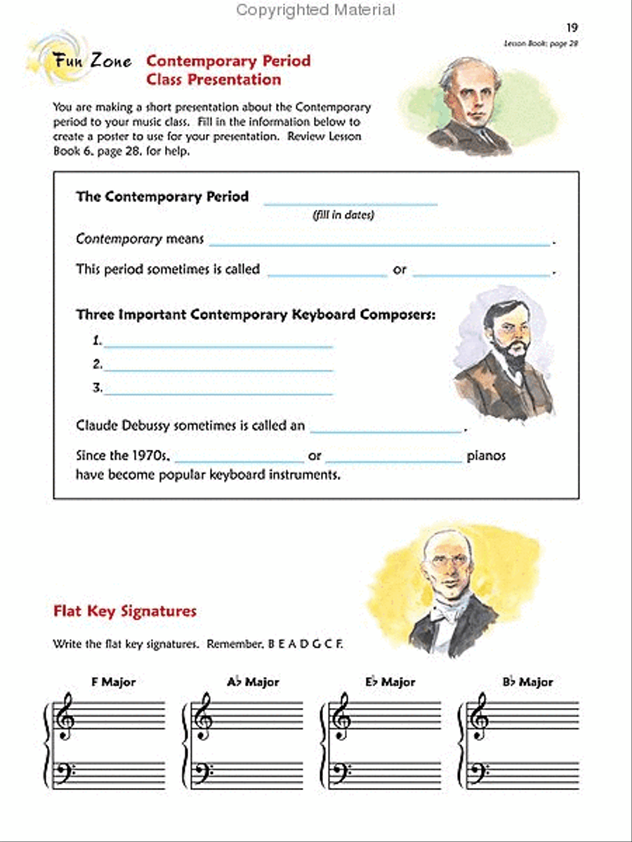 Premier Piano Course, Lesson, Theory & Performance 6 (Value Pack) Piano Method scores gallery preview page 4