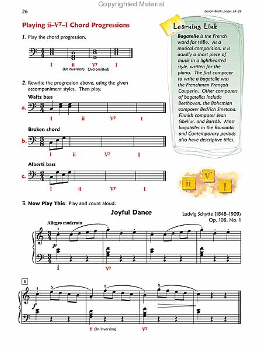 Premier Piano Course, Lesson, Theory & Performance 6 (Value Pack) Piano Method scores gallery preview page 5