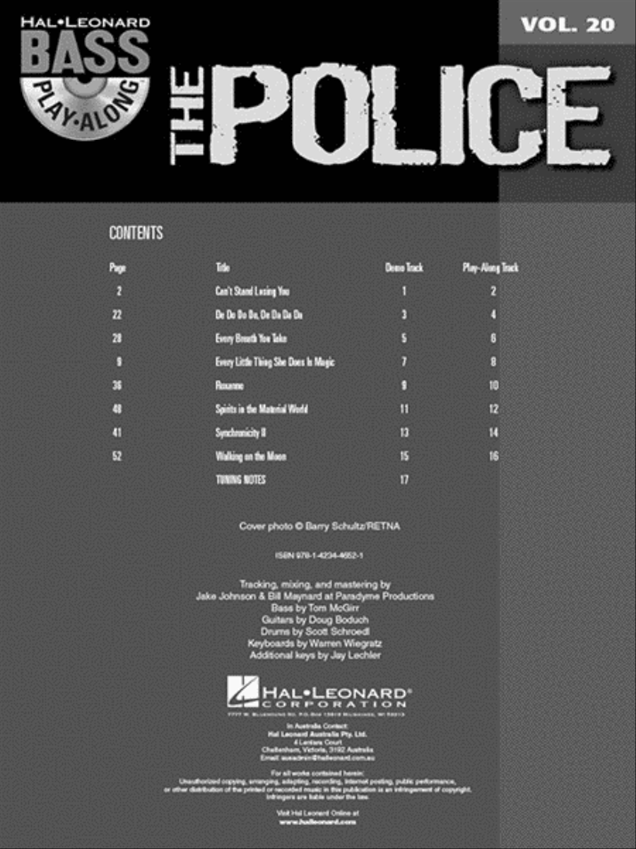 The Police The Police Electric Guitar scores gallery preview page 2