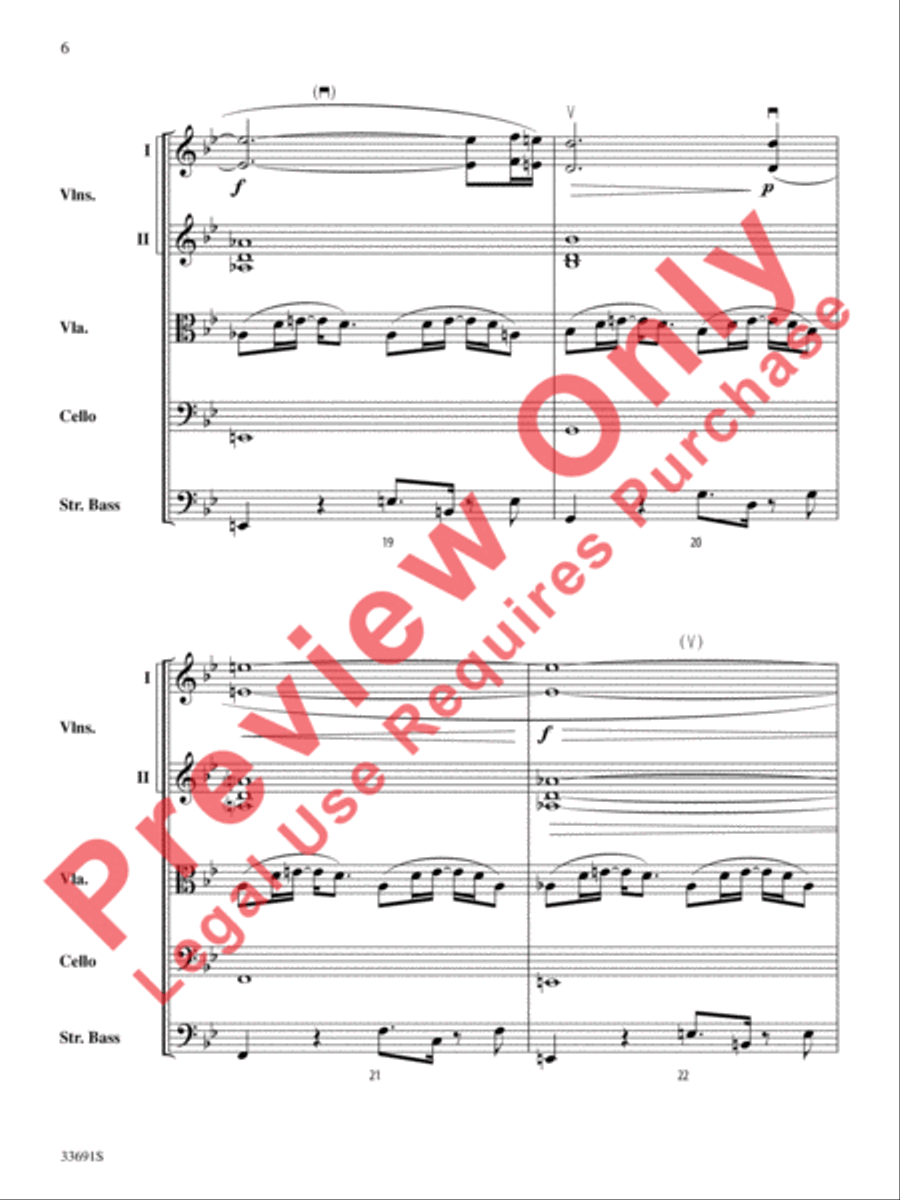 Paranoid Android (from OK Computer) String Orchestra scores gallery preview page 7