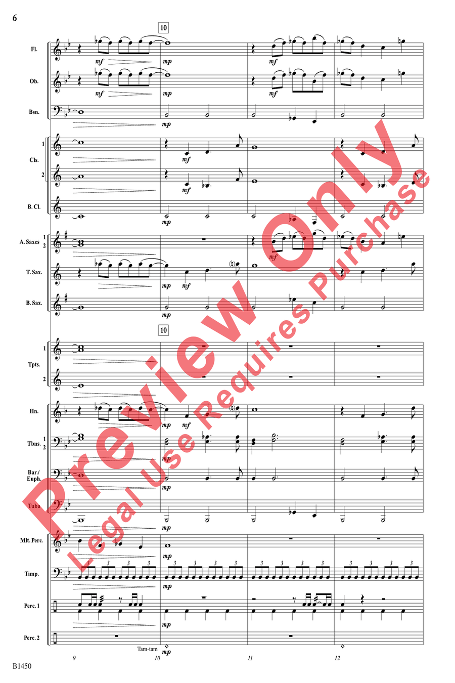 Escape from the Deep Escape from the Deep Concert Band scores gallery preview page 7