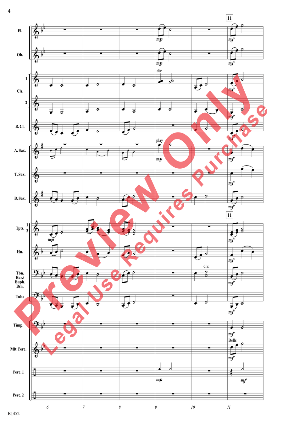 Colliding Visions Colliding Visions Concert Band scores gallery preview page 4