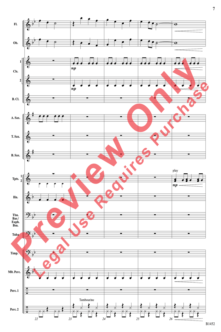 Colliding Visions Colliding Visions Concert Band scores gallery preview page 7
