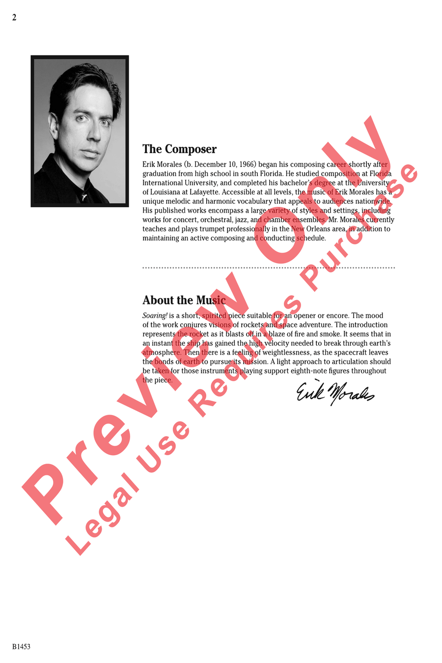Soaring! Soaring! Concert Band scores gallery preview page 2