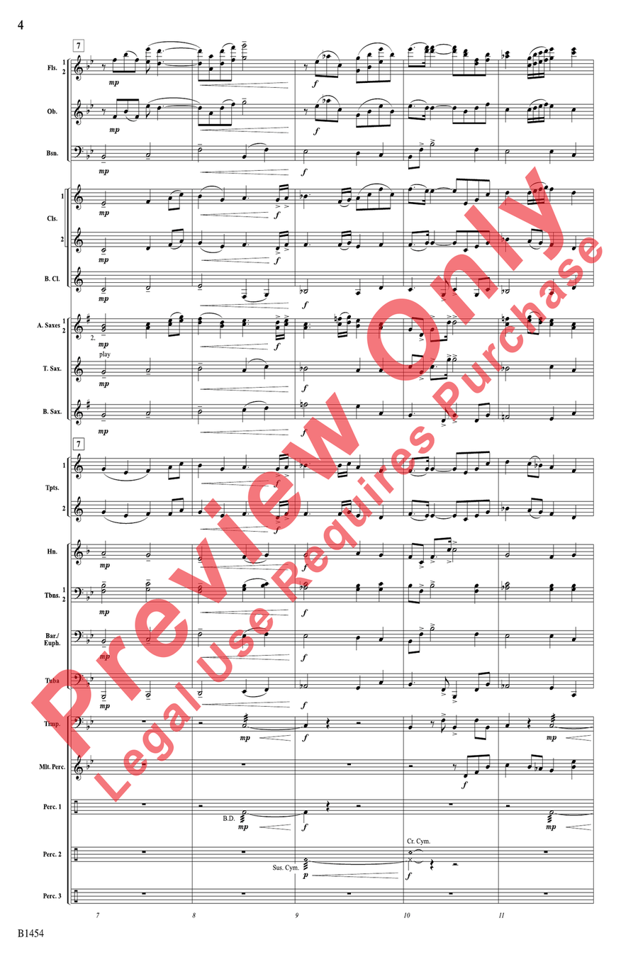 Kitty Hawk, 1903 Concert Band scores gallery preview page 4