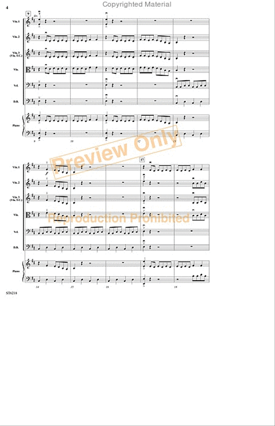 Double Trouble Double Trouble String Orchestra scores gallery preview page 3