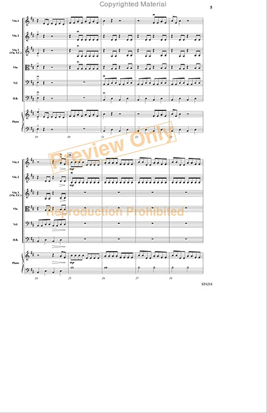 Double Trouble Double Trouble String Orchestra scores gallery preview page 4