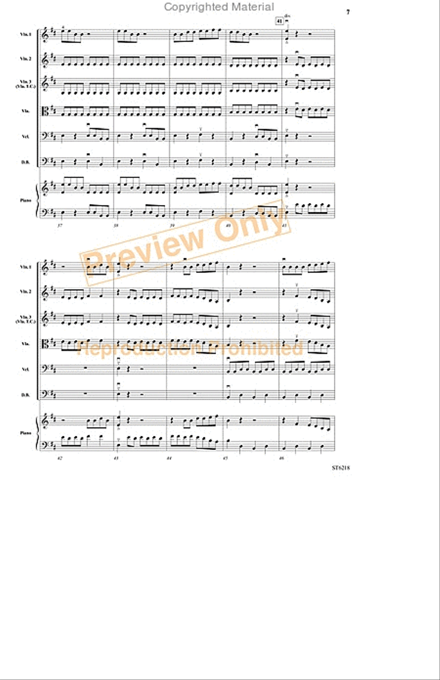 Double Trouble Double Trouble String Orchestra scores gallery preview page 6