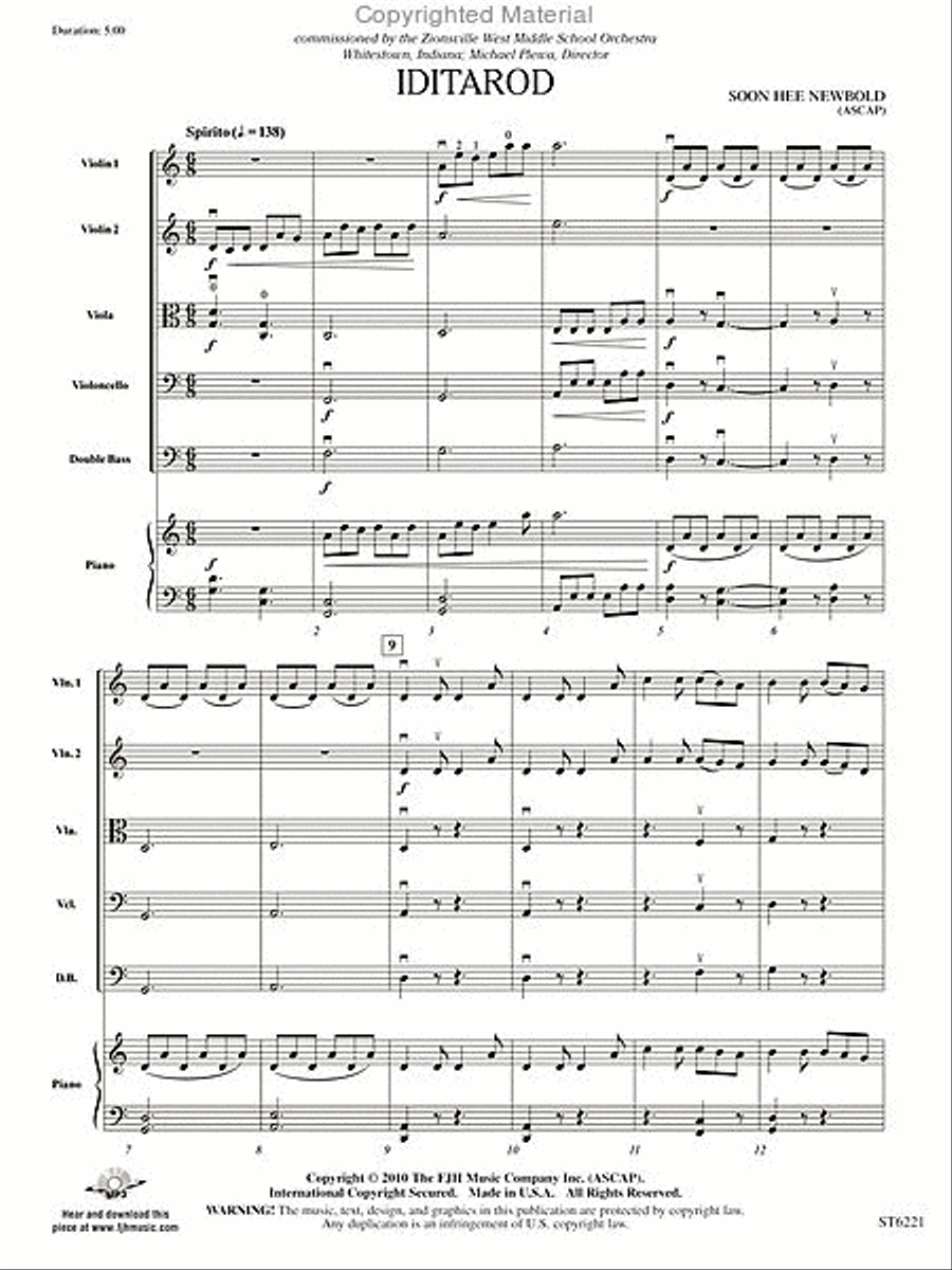 Iditarod Iditarod String Orchestra scores gallery preview page 2