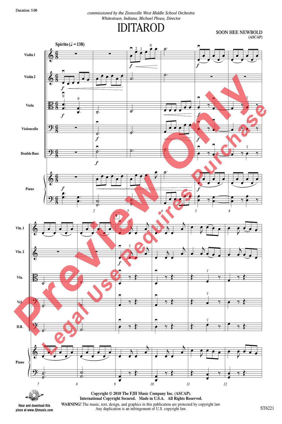 Iditarod Iditarod String Orchestra scores gallery preview page 3