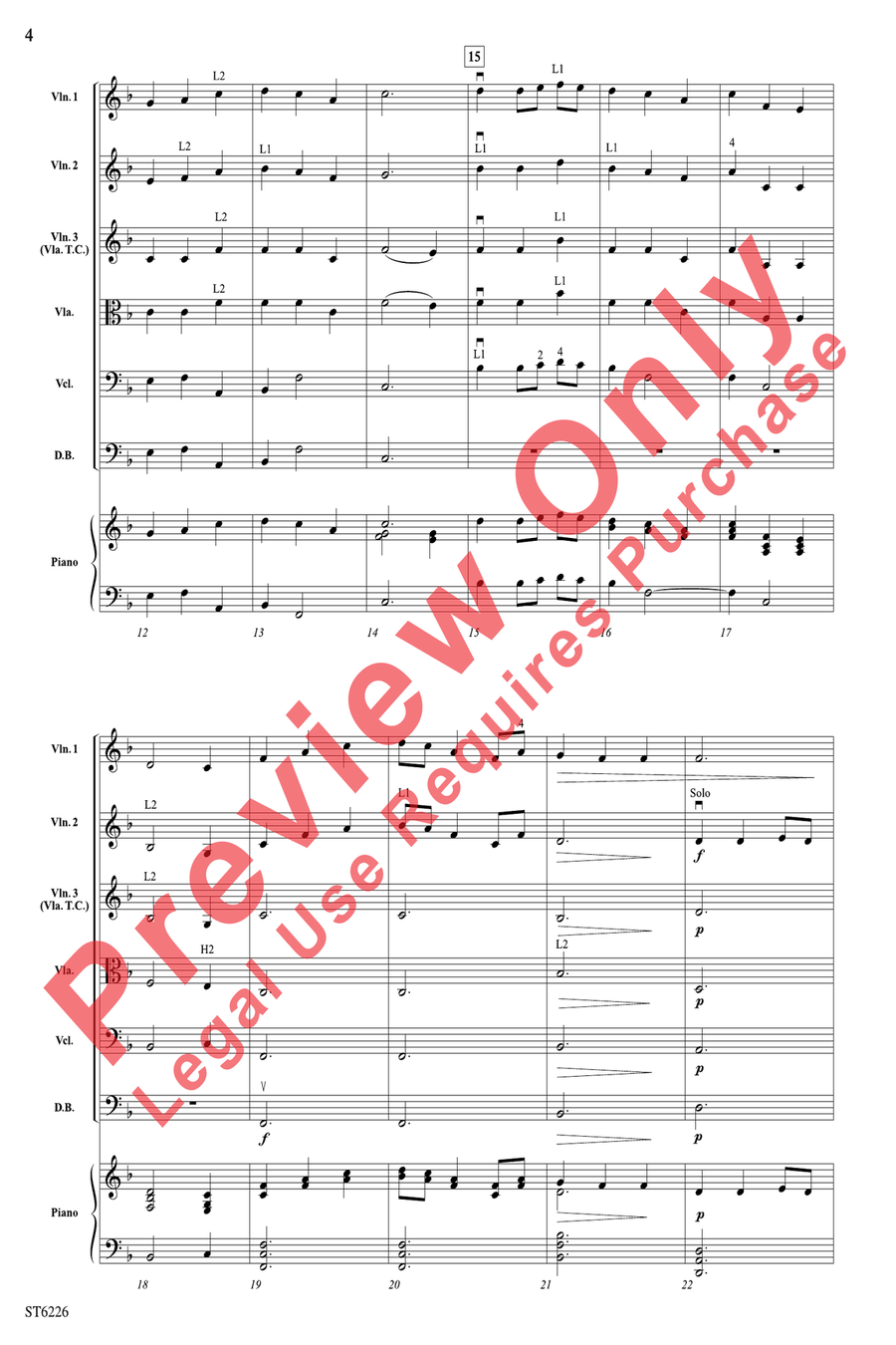 Slane Slane String Orchestra scores gallery preview page 4