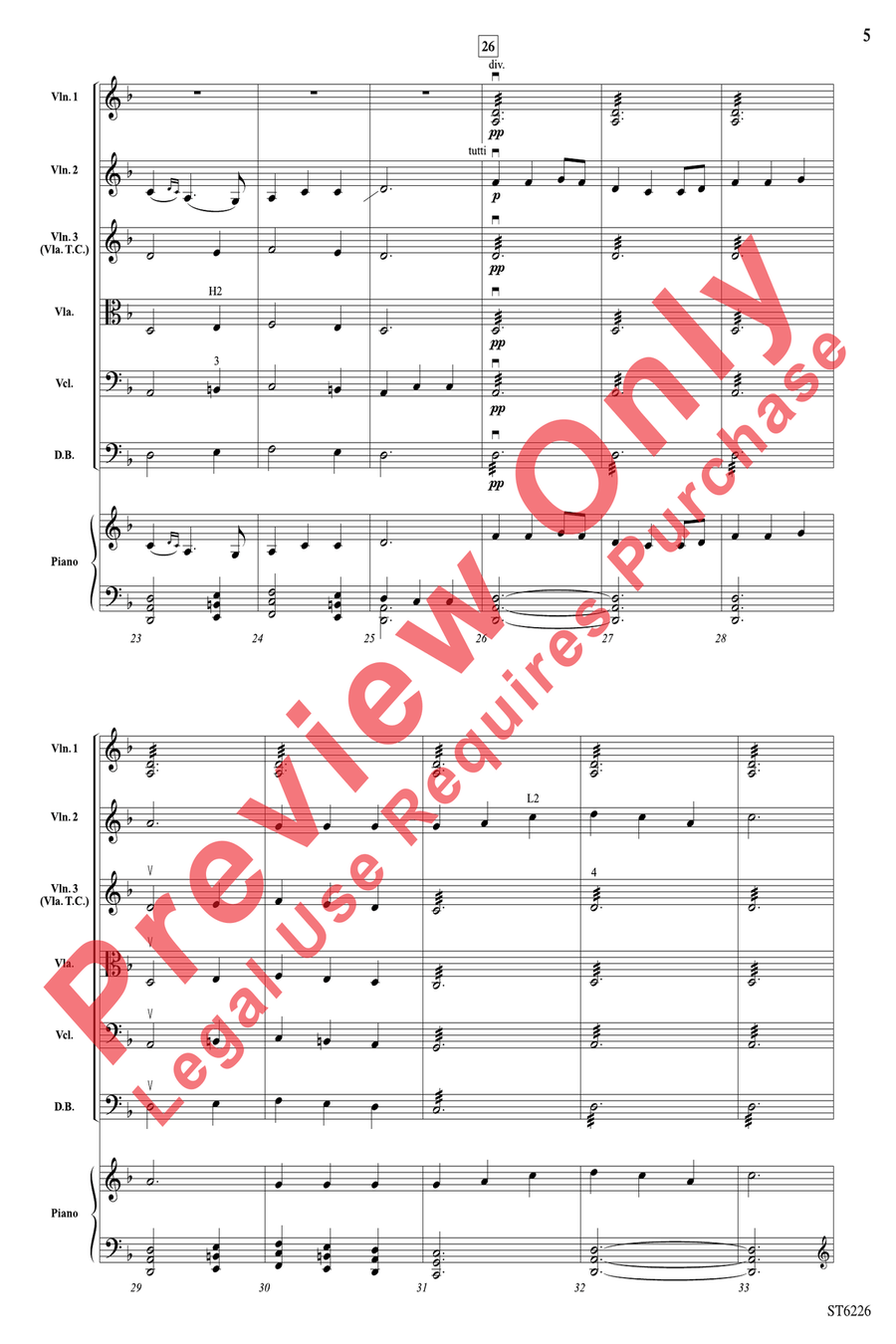 Slane Slane String Orchestra scores gallery preview page 5